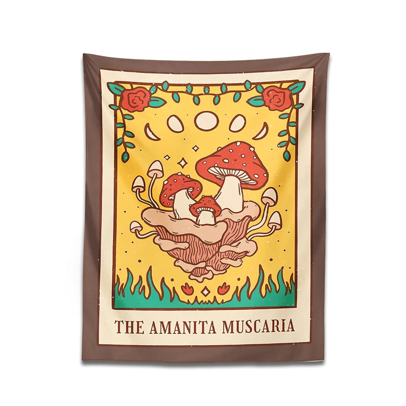 The Amanita Muscaria Tapestry Wall Hanging