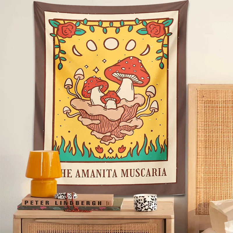 The Amanita Muscaria Tapestry Wall Hanging