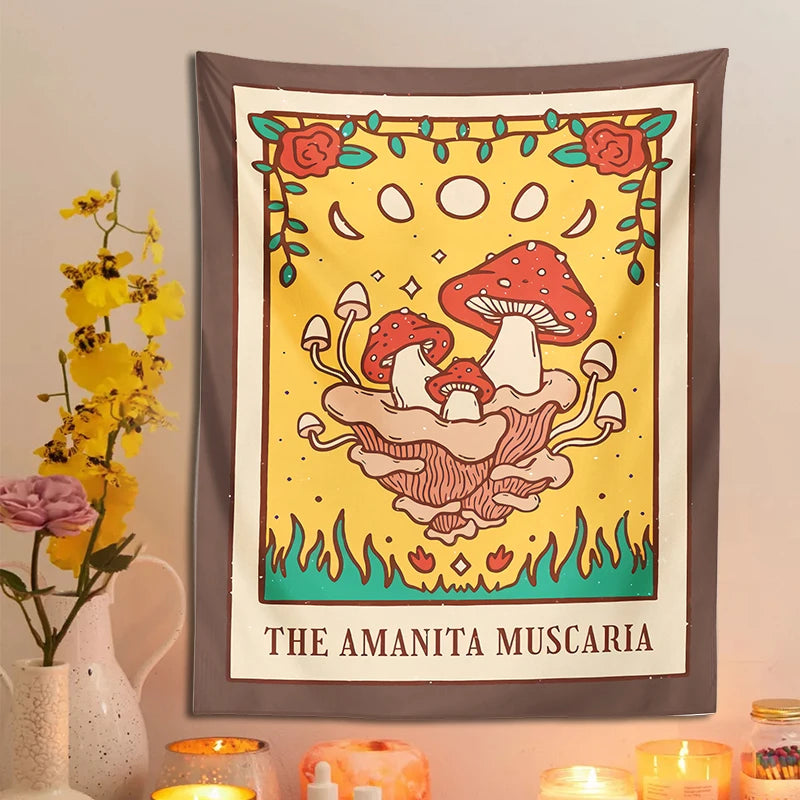 The Amanita Muscaria Tapestry Wall Hanging