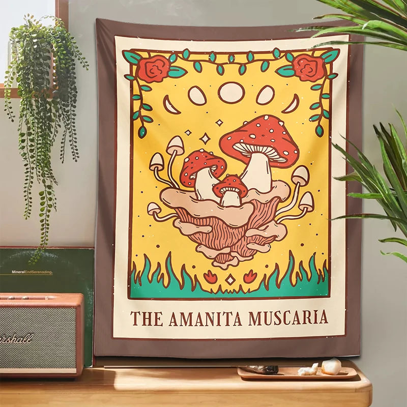 The Amanita Muscaria Tapestry Wall Hanging