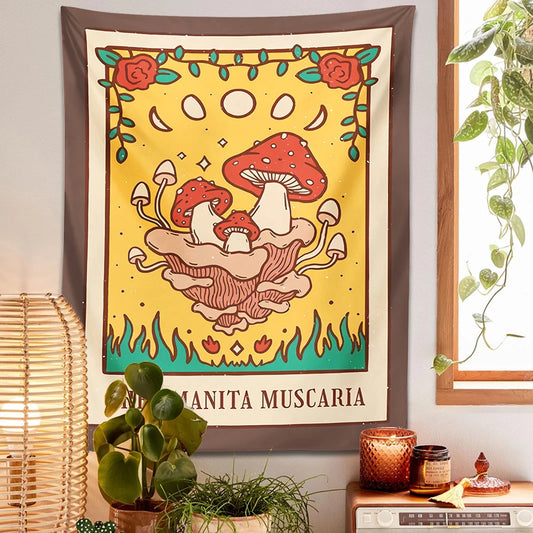 The Amanita Muscaria Tapestry Wall Hanging